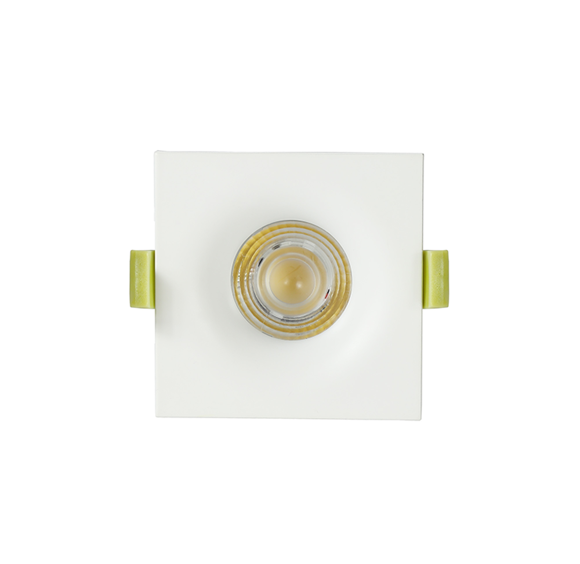 Bruve 9 Tridonic powered 9W 4000K 700lm 36° LED Engine,250mA , CRI>90 LED Engine Matt White Fixed Square Recessed Downlight, Inner Glass cover, IP65 DM201503  Dlux Bruve SQ 9 IP65
